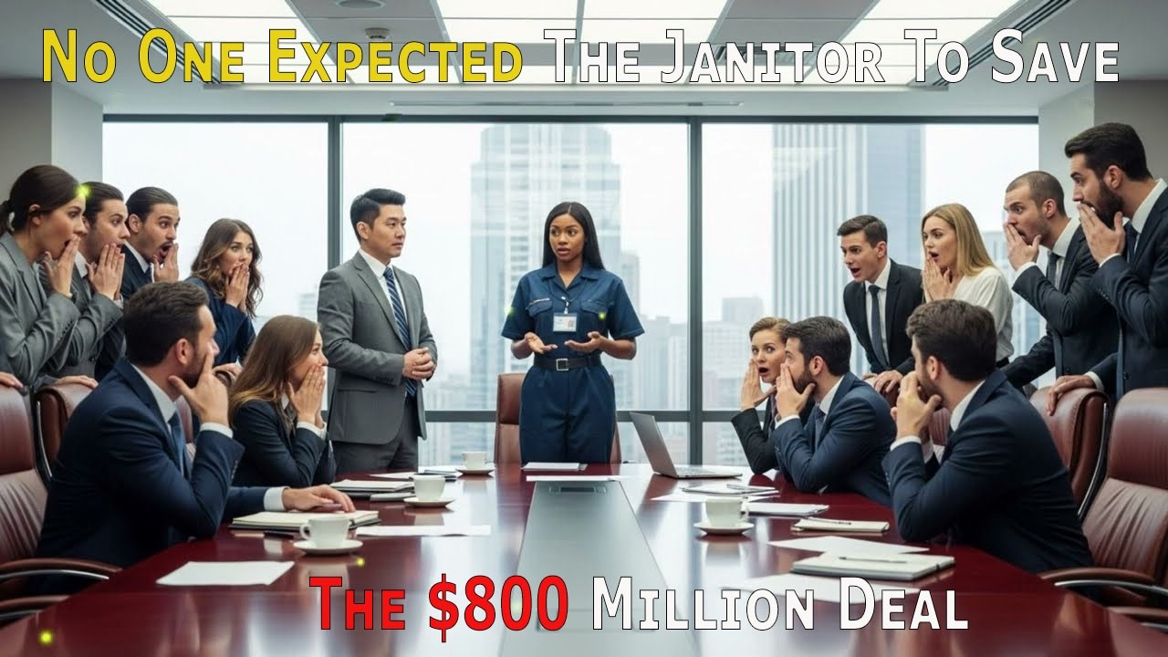 The Billionaire Spoke Only in Chinese—And Everyone Stayed Silent, Until the Black Janitor Replied..