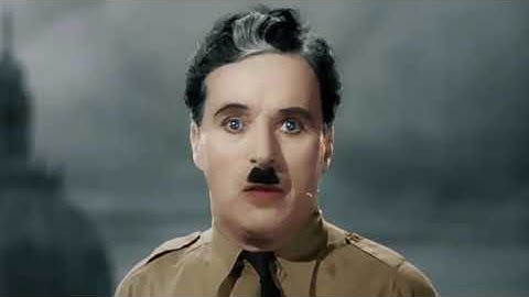 Charlie Chaplin - Final Speech, The Great Dictator - AI Enhanced
