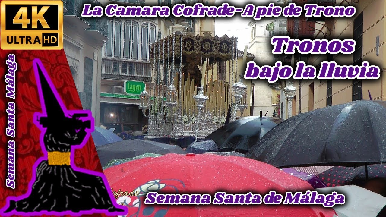 TRONOS BAJO LA LLUVIA. SEMANA SANTA MÁLAGA