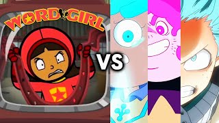 WordGirl vs. Super Saiyan rip-offs