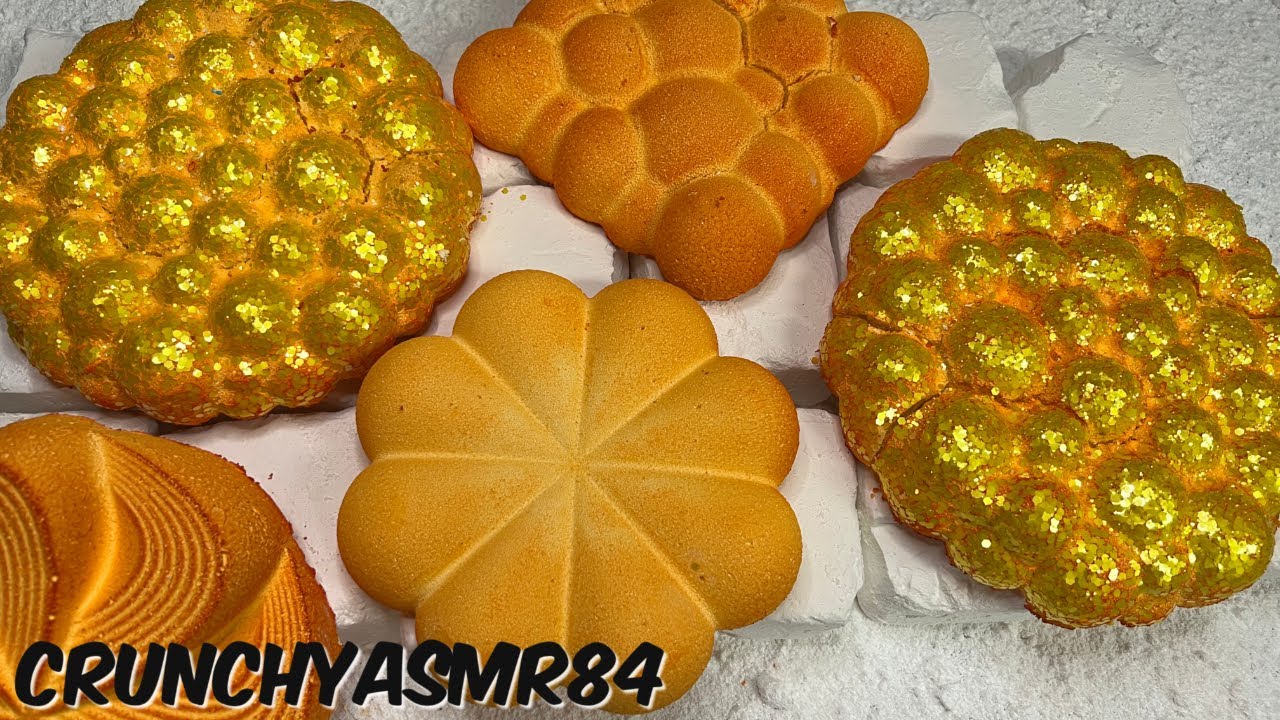 Golden Medal Bubbles | PJ Unpolished Chalk | Oddly Satisfying | ASMR 