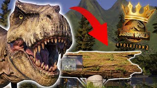 How I Built The T. REX KINGDOM From Jurassic World | Jurassic World Evolution 2 Exhibit Build