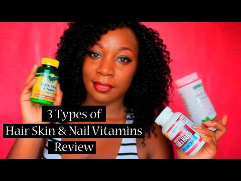 3 Types of Hair, Skin, and Nail Vitamins Review - YouTube