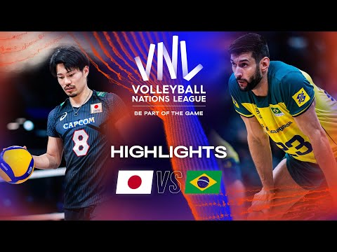 🇯🇵 JPN vs. 🇧🇷 BRA - Highlights Week 2 | Men's VNL 2023