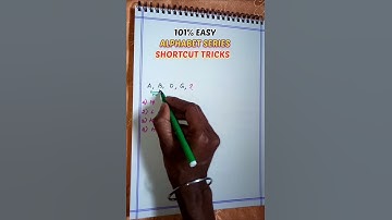 Alphabet Series|General Intelligence|Reasoning Tricks|Reasoning Classes for SSC-CGL GD Exam#shorts