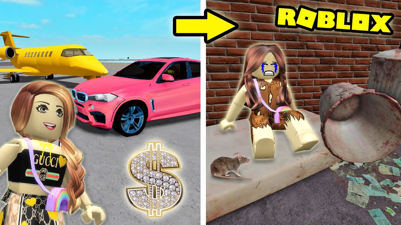 VAN SUPER RIJK NAAR ARM in BROOKHAVEN (met mijn ZUSJE!) || Let's Play Wednesday