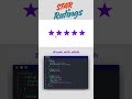 How to create Star Ratings in html css | HTML, CSS #html #css #htmlcss #website