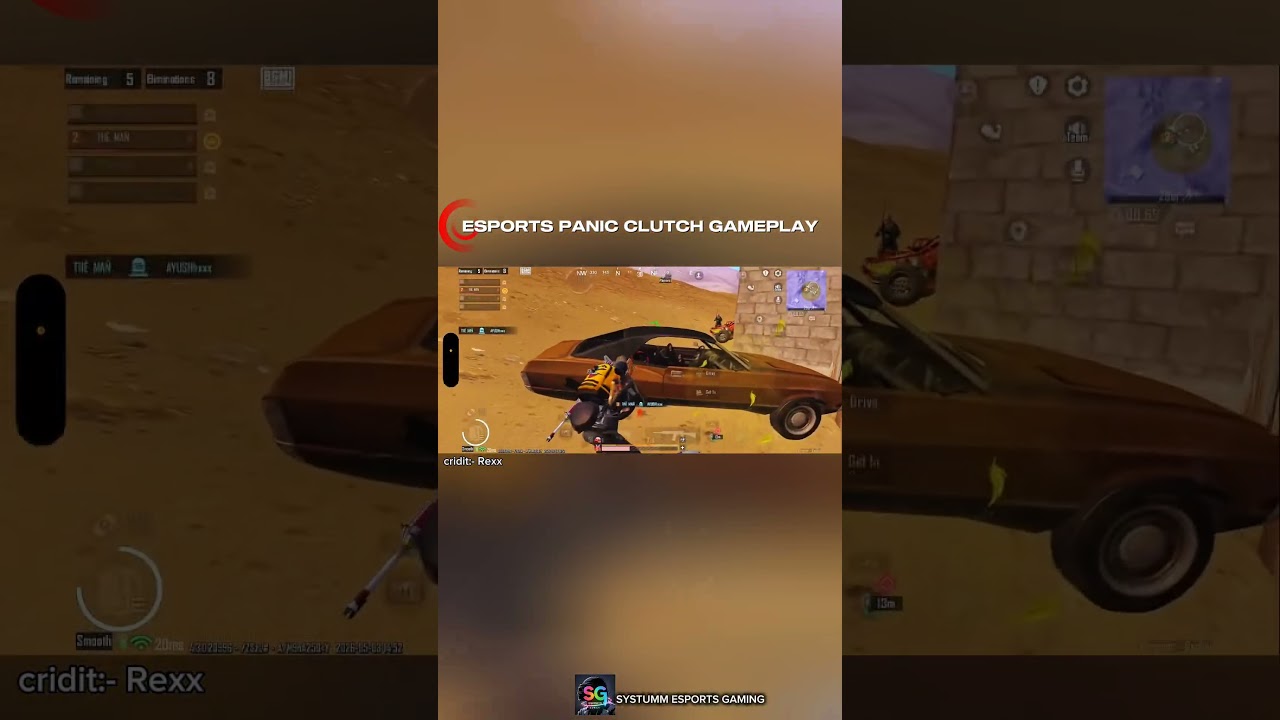 PUBG MOBILE ESPORTS 1VS4 CLUTCH IN PUBGMOBILE #mychannel #wfh #systumm_01_yt #bgmi #wordgame