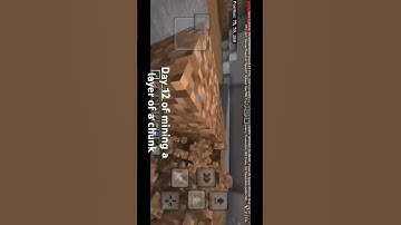 Day 12 of mining a layer of a chunk in #minecraft