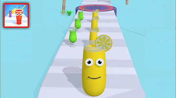 Juice Run Gameplay Walkthrough  All Levels IOS,Android New Games Big Update Levels 1-2