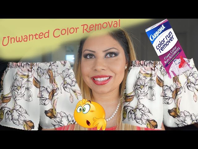 Carbonara Color Run Removal 