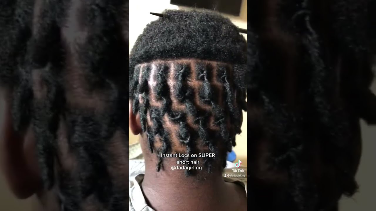 SHORTEST HAIR Instant Locs Dreadlocks Instantlocs Shorthair Dreads
