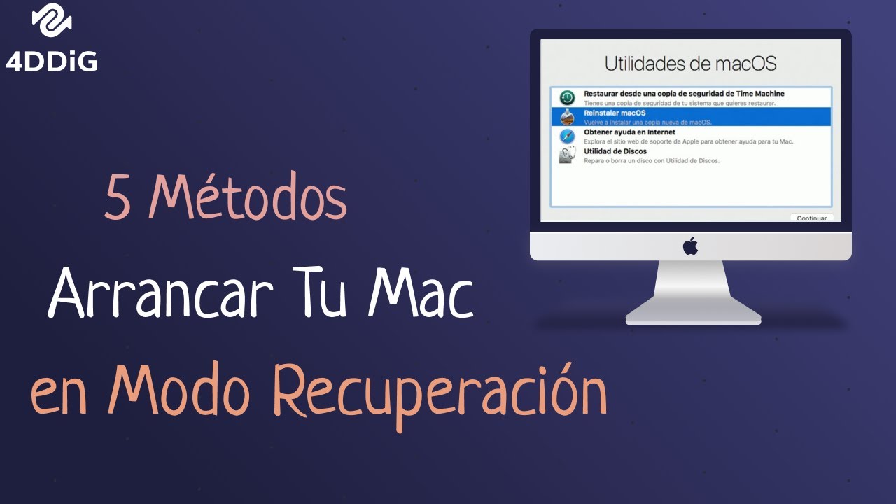  C mo Arrancar iniciar Mac En Modo Recuperaci n Paso A Paso YouTube