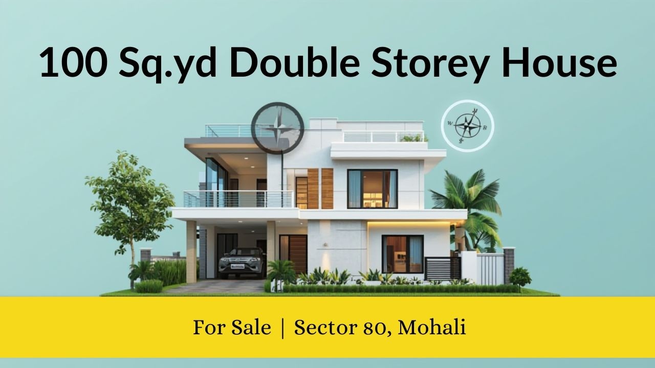 Double Storey House for Sale in Sector-80 Mohali - A Unique Layout