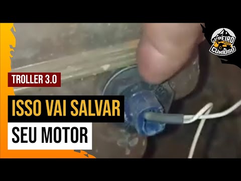 como não perder o motor do troller por besteira.