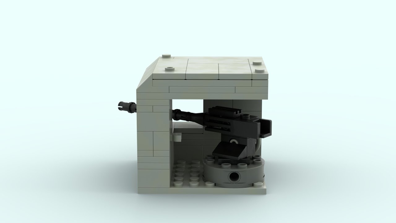 Lego (MOC) WWII Bunker (318)
