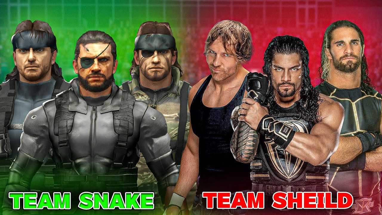 Team Solid Snake Battles The Shield | WWE 2K25