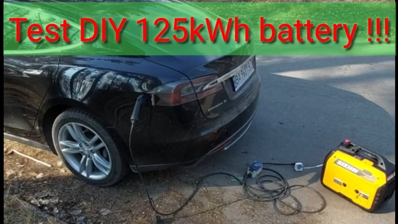 Tesla Model S 125 kWh battery test. Перший тест своєї батареї дляТесли