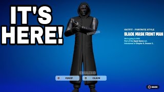 Fortnite x Squid Game COLLAB Update FRONT MAN Skin is HERE! 😁