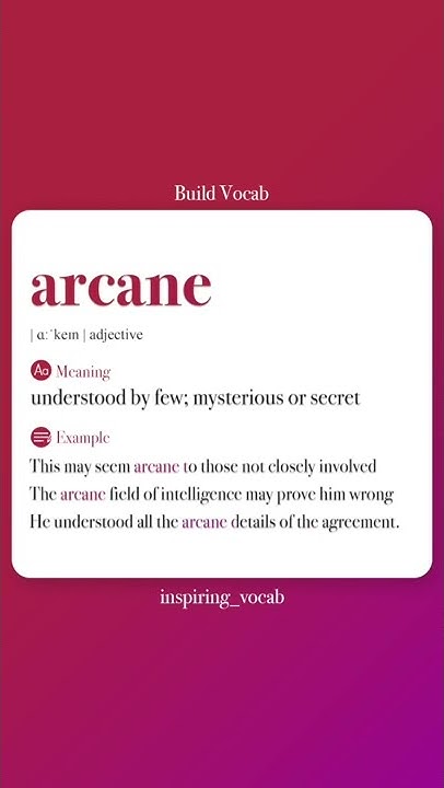 what-does-arcane-mean-arcane-meaning-with-pronunciation-and-example