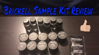 Brickell sample kit review ( Awesome Product line )