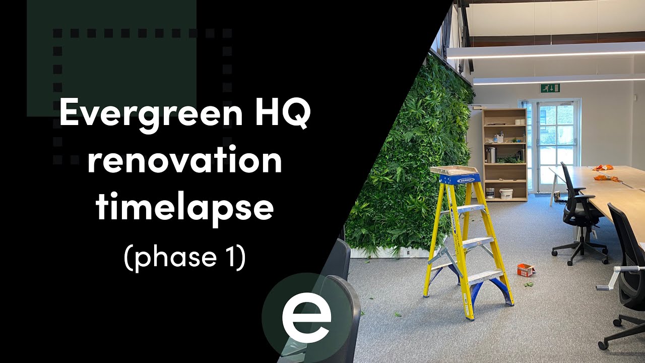 Evergreen HQ's renovation time-lapse - Phase one - YouTube