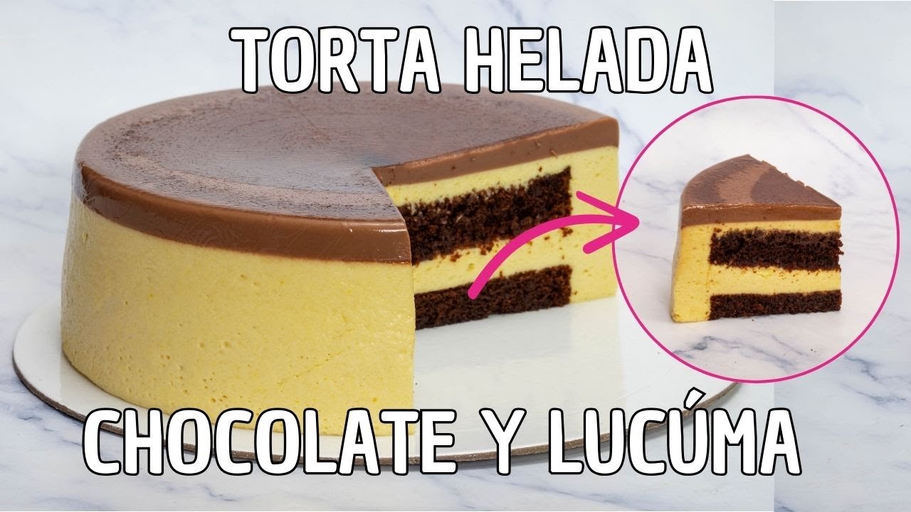 TORTA HELADA PERUANA DE CHOCOLATE Y LUCÚMA - PASO A PASO -Grezzia Lopez ✨