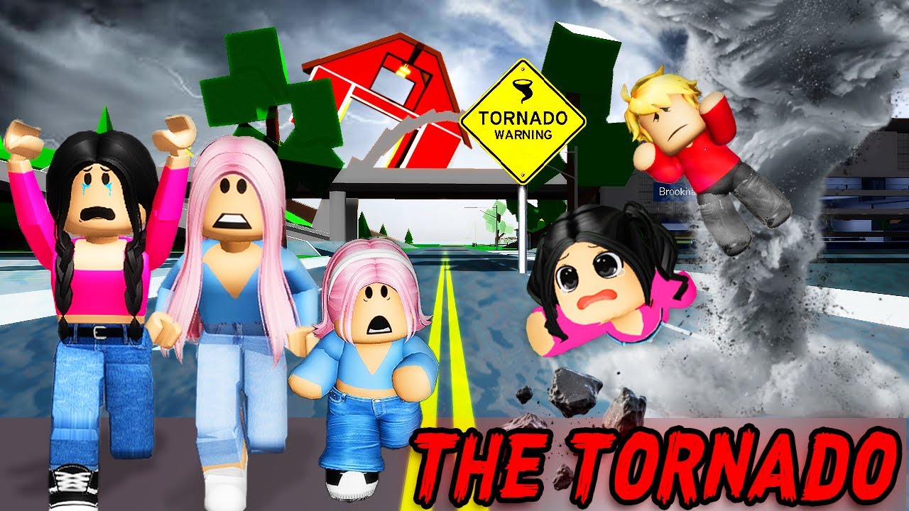 THE TORNADO HITS BROOKHAVEN! *FLOODED* 🌪️😨 (Brookhaven Movie Roleplay)