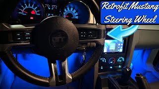 How to retrofit 2010+ Mustang steering wheel into a 2005-2009 Mustang S197