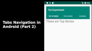How to use Tab Navigation with swipe views in Android (Part 2)/Fragments