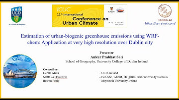 Estimation of urban biogenic greenhouse emissions using WRF-chem: Application and evaluation