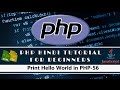 Print Hello World in PHP Tutorial-56(Hindi/Urdu)