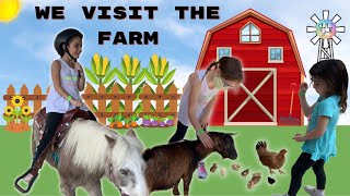Pinto's Farm Visit! The Shelley Girls spend a full day exploring farm life! (South Florida)