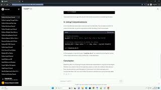 python loop in dict