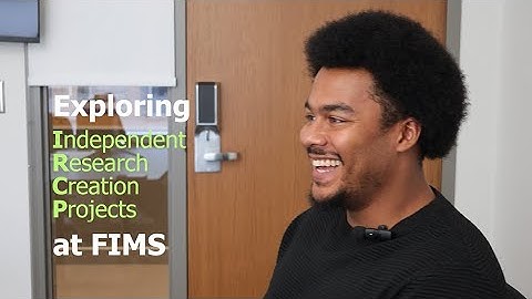 Omar Pusey, MA Media Studies student, discusses his Independent Research-Creation Project