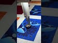 Whatcha doing Grandma? Longarm quilting in progress dear..
