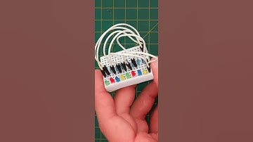 Party lights with LEDs - Arduino project #shorts