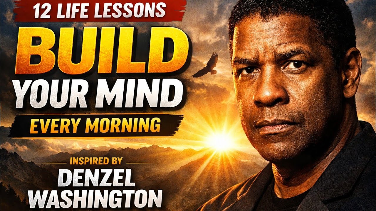 12 Life Lessons to BUILD YOUR MIND Every Morning | Motivational Speech (Inspired by Denzel W.)