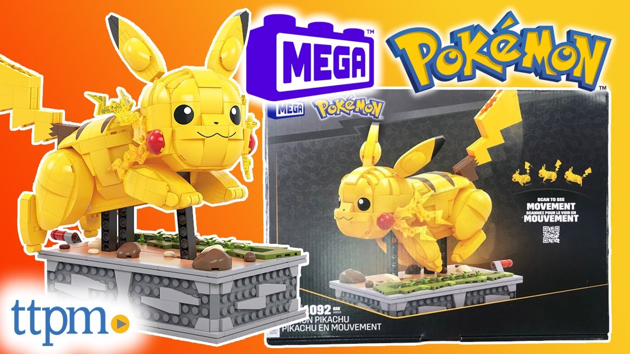 Mega Pokémon - Pikachu en mouvement - Construction