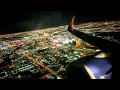 STUNNING Night Takeoff Las Vegas — Southwest 737 — GREAT Views of Strip