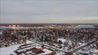 DJI Mini 2 - 1st Flight - Over North Port Huron, Michigan 2-6-2021