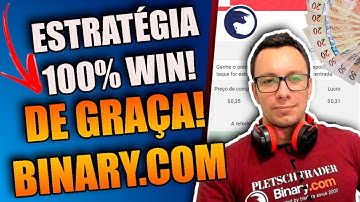 🔴 Binary.com Strategy 3 Tiks GRÁTIS em CONTA REAL na Binary