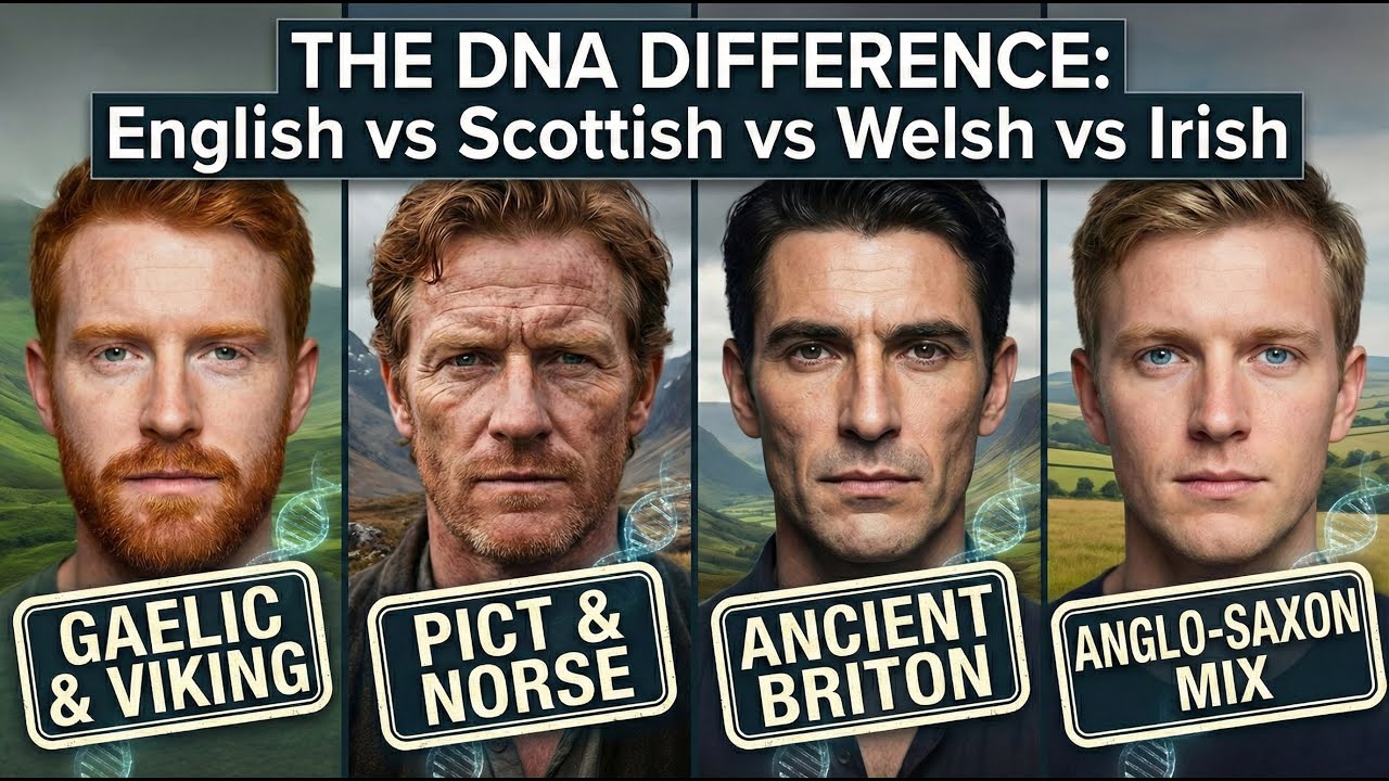 English, Scottish, Welsh, Irish: What DNA Actually Separates Them?