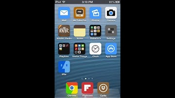 How to Add Battery Percentage to iPod Touch (Jailbroken)