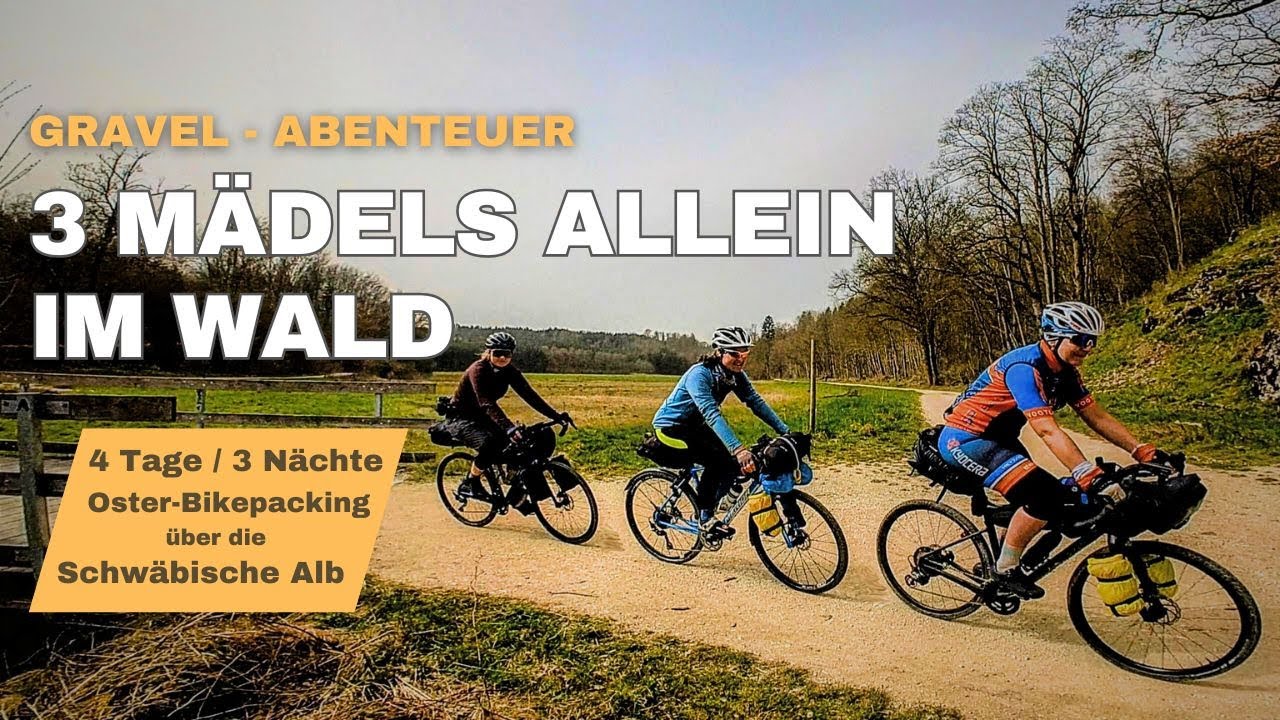 Schwäbische Alb Abenteuer: 4 Tage Oster-Bikepacking, Höhlen & Burgen mit Anja & Caro