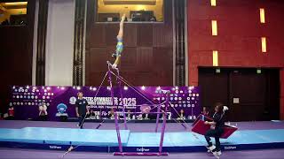 MINAMINO Yume (JPN)_2025 Artistic Junior Worlds - _Qualifications_Uneven Bars
FIG Official - 3rd Artistics Junior World Championships - Manila (PHI), November 20-24, 2025
Be sure to favorite and thumbs up the video and leave a comment!
Stay tuned with FIG and follows us on our different social platforms!
Subscribe to our Youtube Channel : http://www.youtube.com/subscription_center?add_user=figchannel
Follow us on Facebook: http://www.facebook.com/fig.gym
Twitter: https://twitter.com/#!/gymnastics
Google+: https://plus.google.com/102081484750147779444/posts
Instagram: https://www.instagram.com/figymnastics/
FIG Official website: http://www.fig-gymnastics.com/ MINAMINO Yume (JPN)_2025 Artistic Junior Worlds - _Qualifications_Uneven Bars