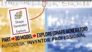Famous AUTODESK INVENTOR EVERY BUTTON EXPLAINED! Part - 3D Model - Explore (Shape Generator) Wealth