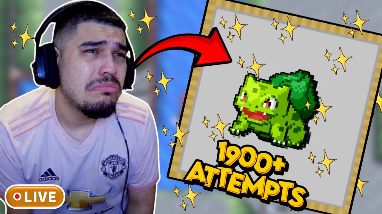 MY FIRST Bulbasaur SHINY HUNT In Pokemon Leaf Green! (DAY 8)