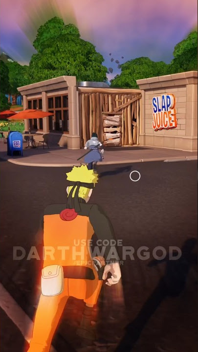 Naruto & Sasuke Sing Silhouette Together! #epicpartner #fortnite #anime #shorts