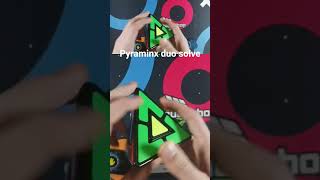 Pyraminx duo solve